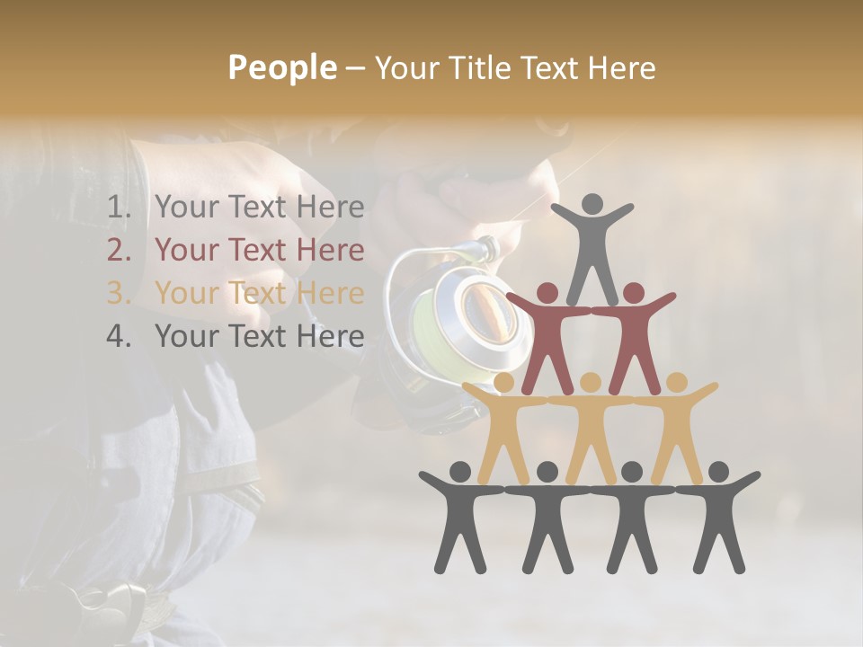 Minnow Bass Suspending PowerPoint Template