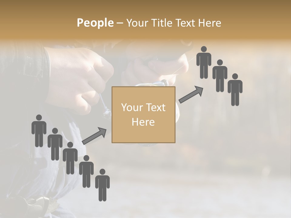 Minnow Bass Suspending PowerPoint Template