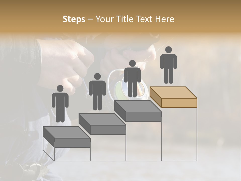 Minnow Bass Suspending PowerPoint Template