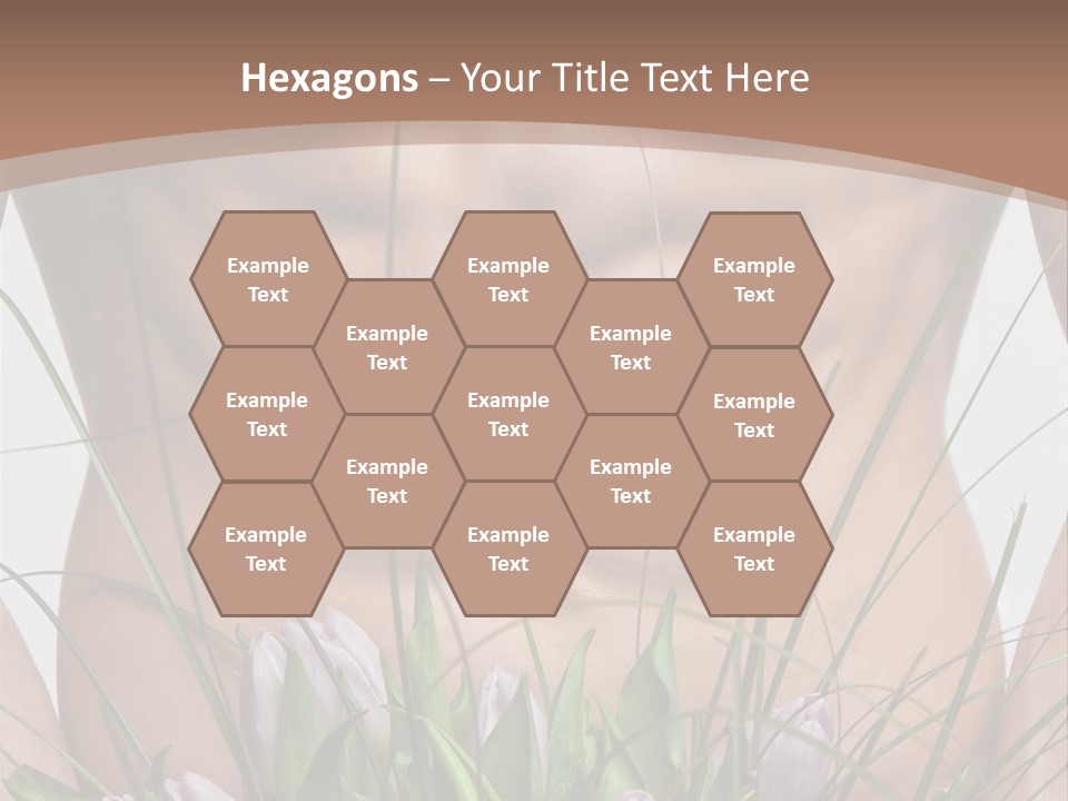 Man With Flowers PowerPoint Template