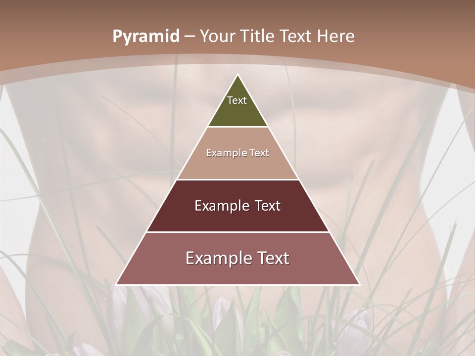 Man With Flowers PowerPoint Template