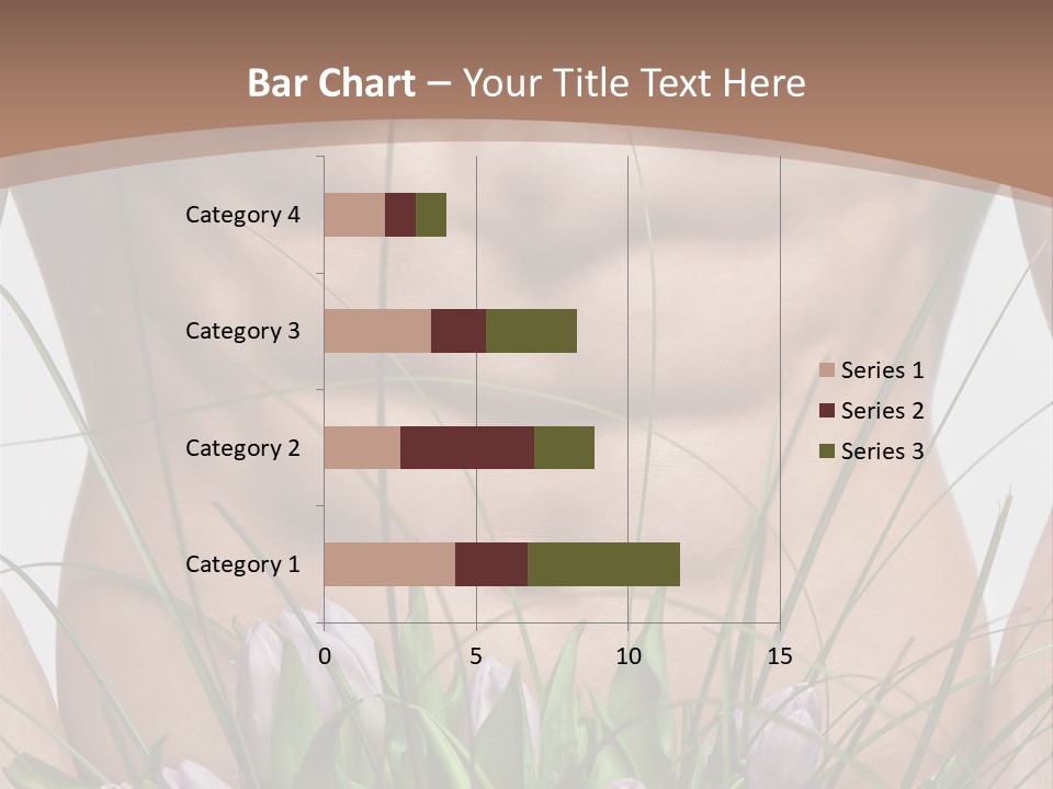 Man With Flowers PowerPoint Template