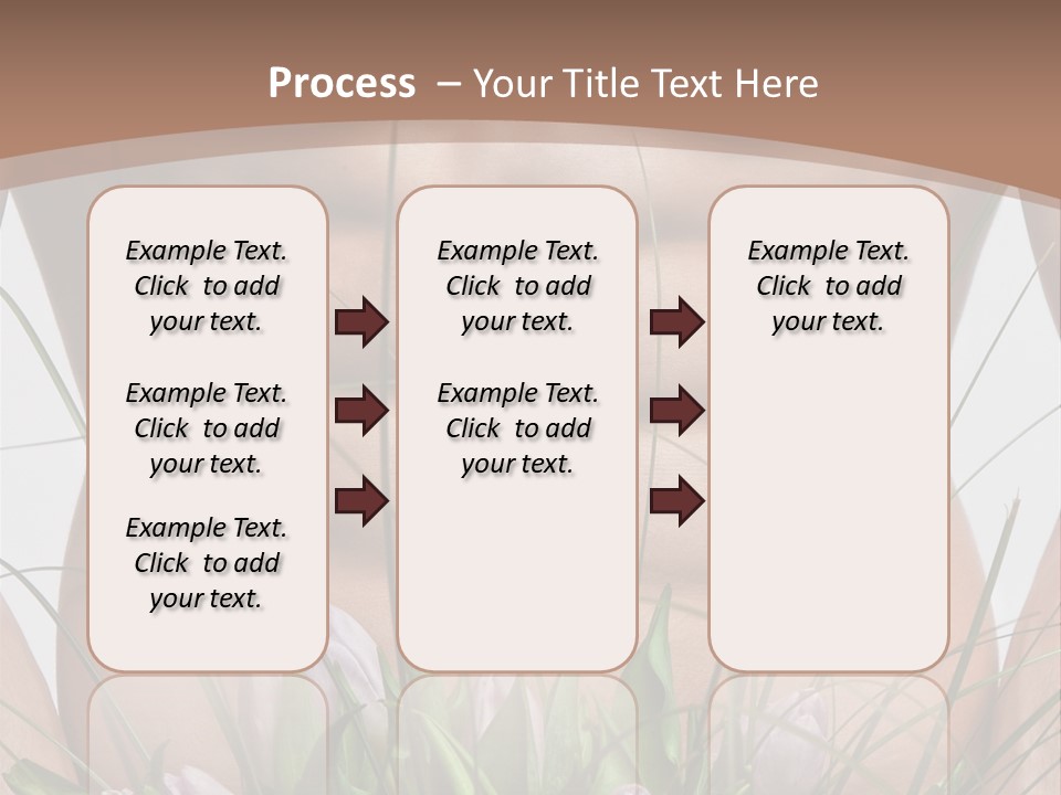 Man With Flowers PowerPoint Template