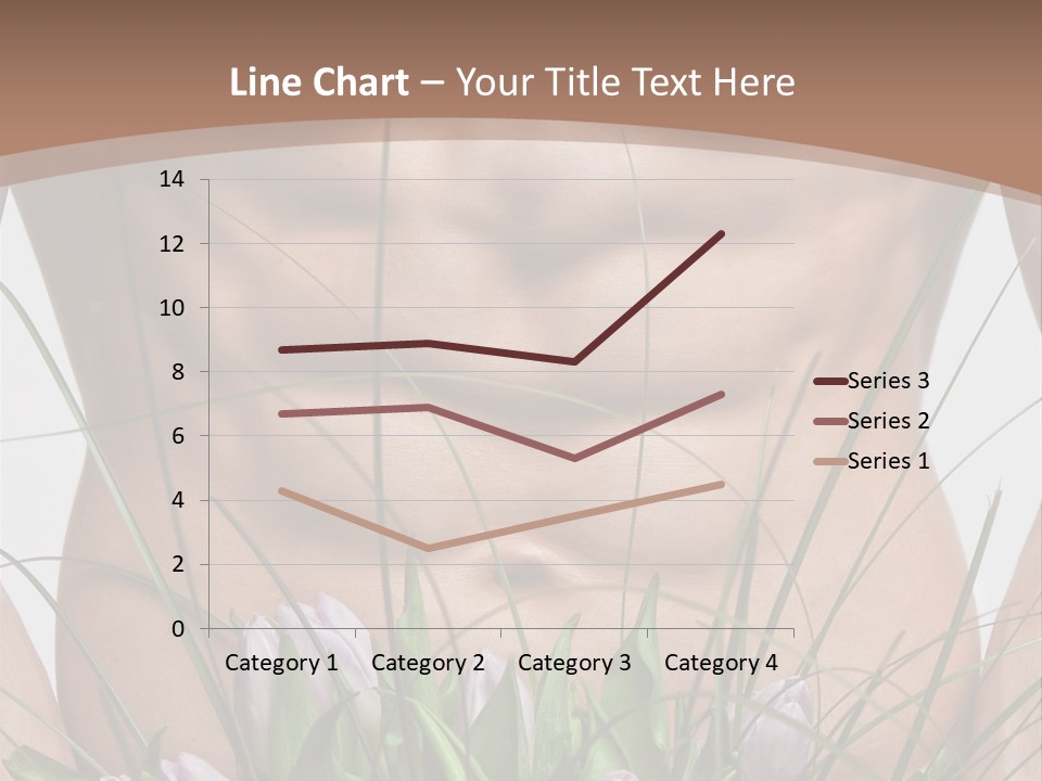 Man With Flowers PowerPoint Template