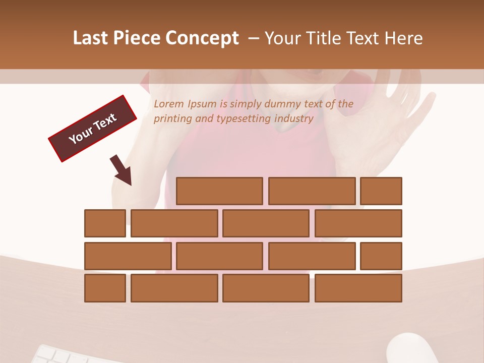 Computer Panic PowerPoint Template