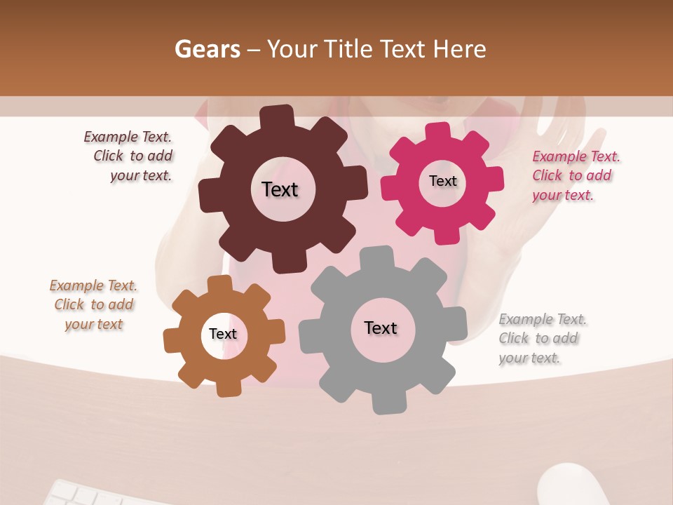 Computer Panic PowerPoint Template