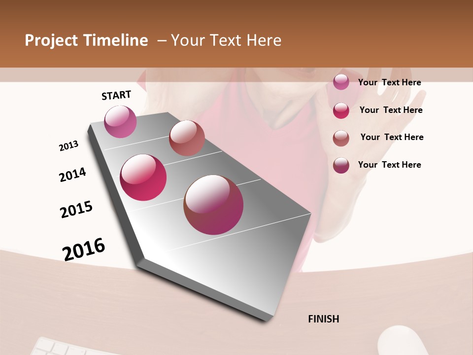 Computer Panic PowerPoint Template