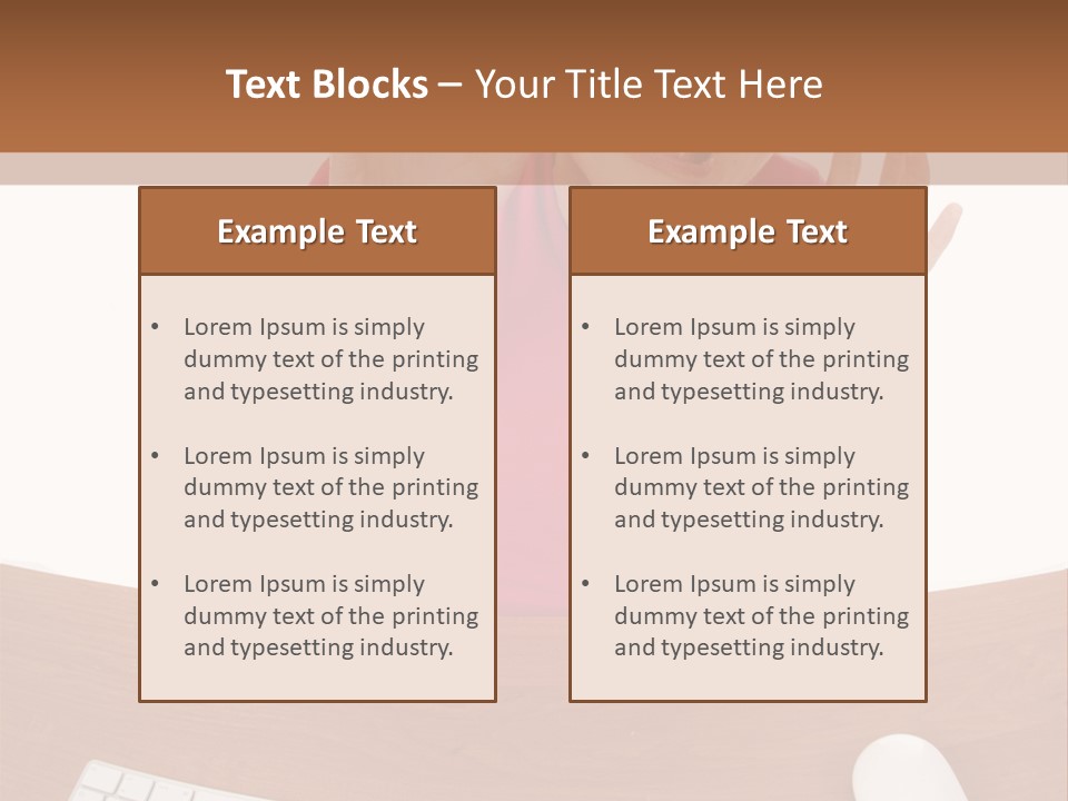 Computer Panic PowerPoint Template