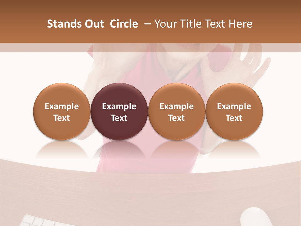 Computer Panic PowerPoint Template