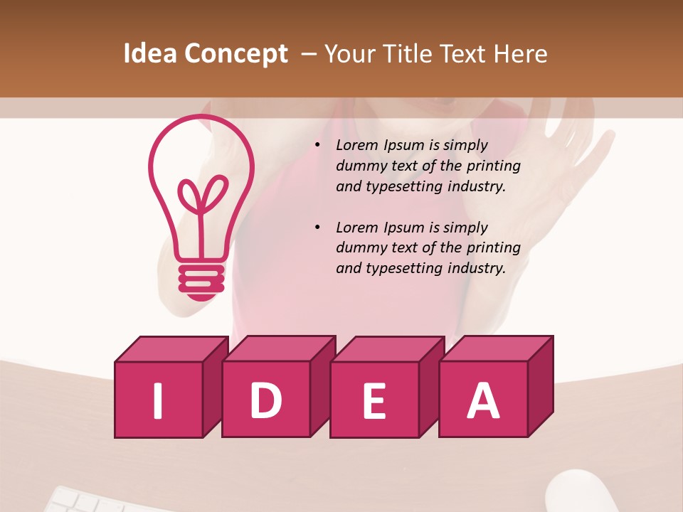 Computer Panic PowerPoint Template