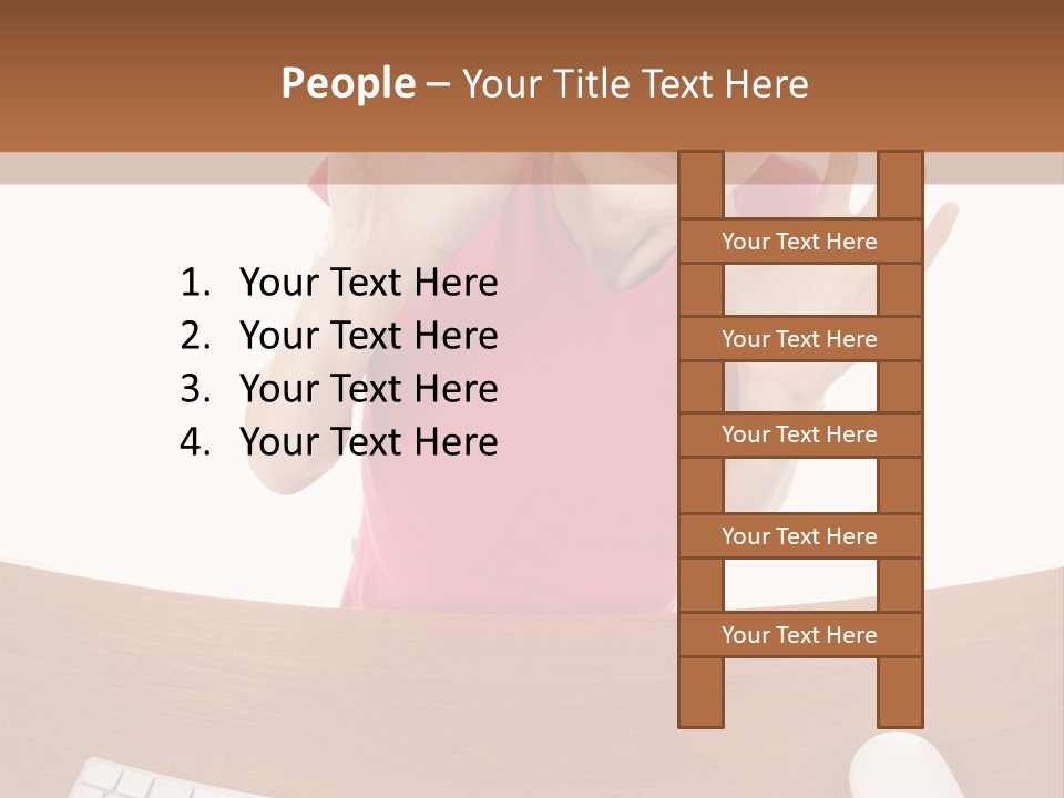 Computer Panic PowerPoint Template