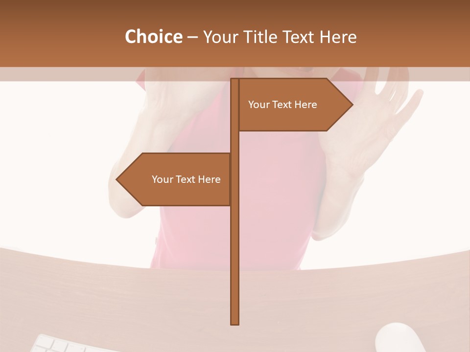 Computer Panic PowerPoint Template