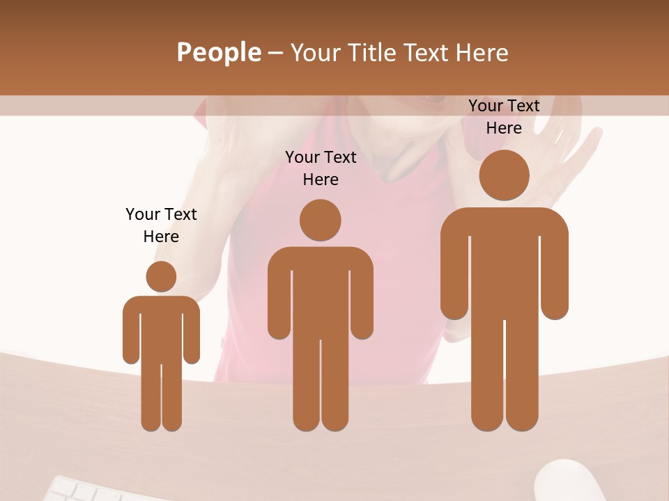 Computer Panic PowerPoint Template