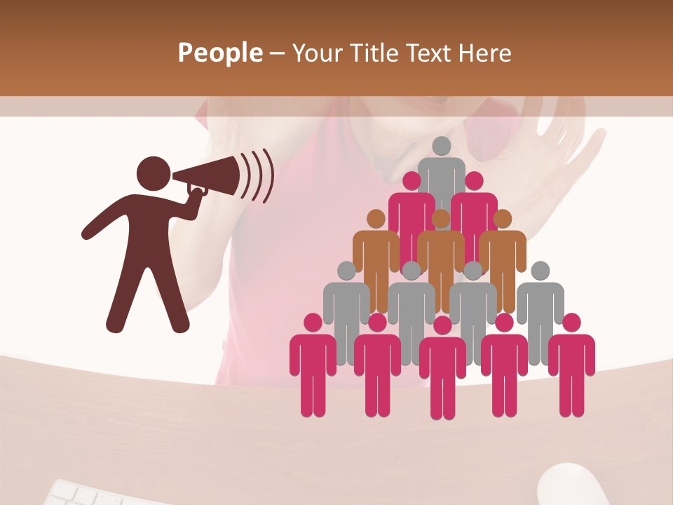 Computer Panic PowerPoint Template