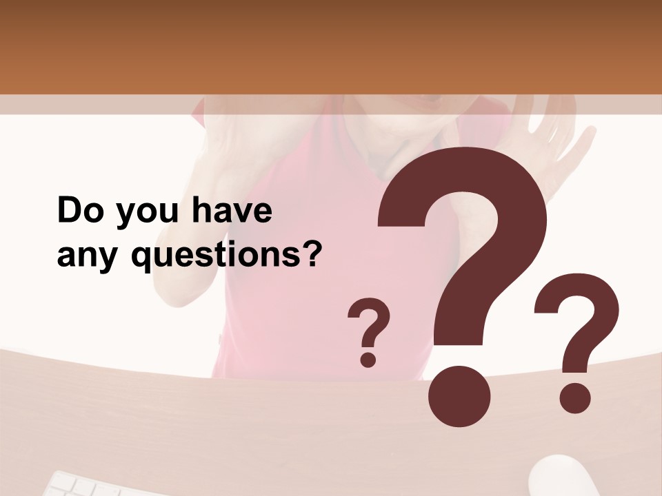 Computer Panic PowerPoint Template