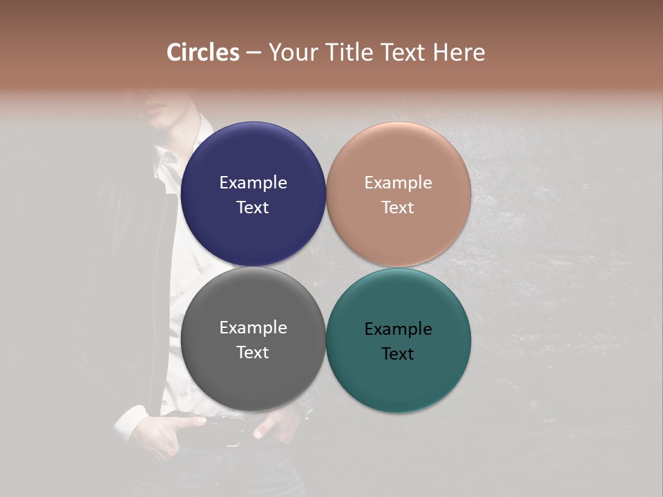 Leather Jackets India PowerPoint Template