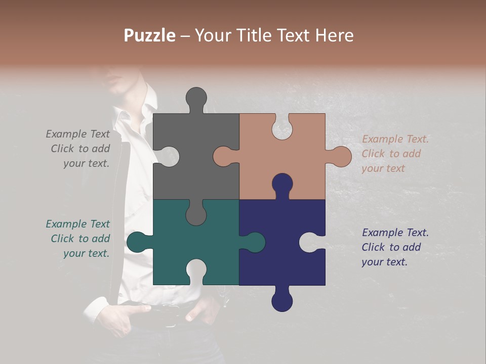 Leather Jackets India PowerPoint Template