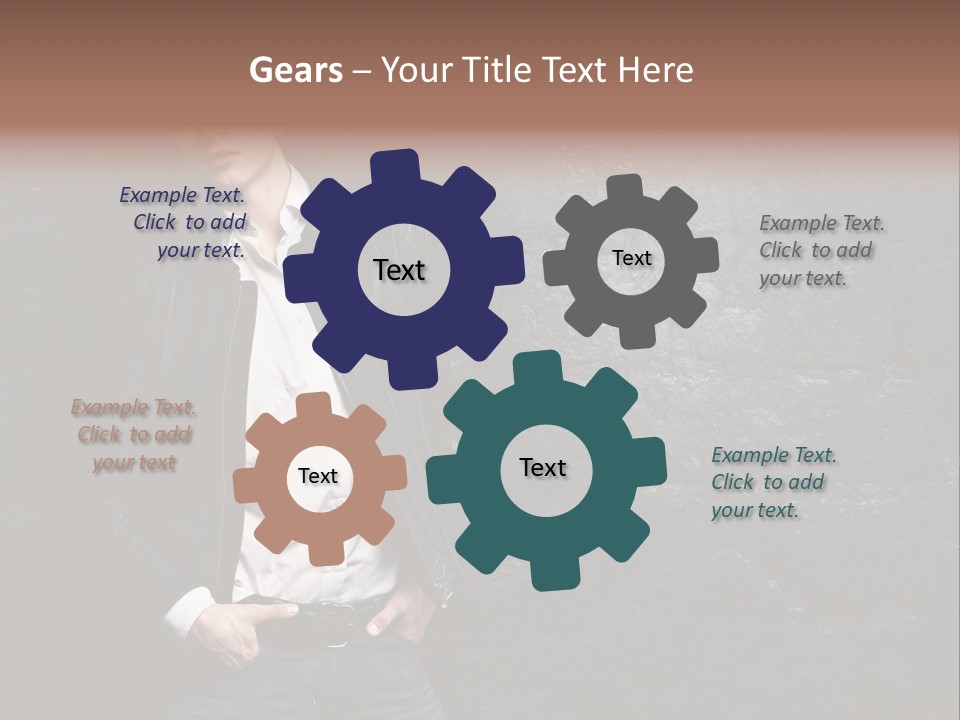 Leather Jackets India PowerPoint Template