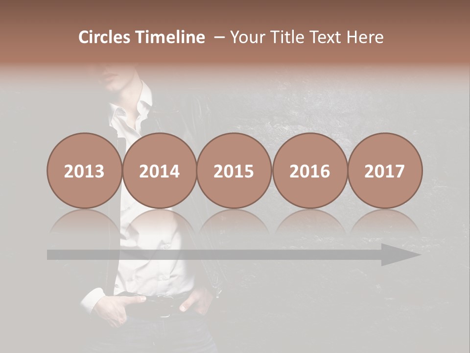 Leather Jackets India PowerPoint Template