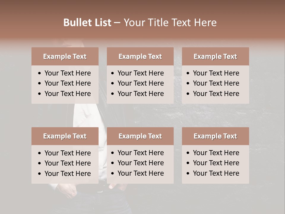 Leather Jackets India PowerPoint Template