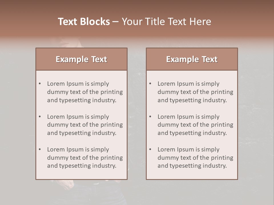 Leather Jackets India PowerPoint Template