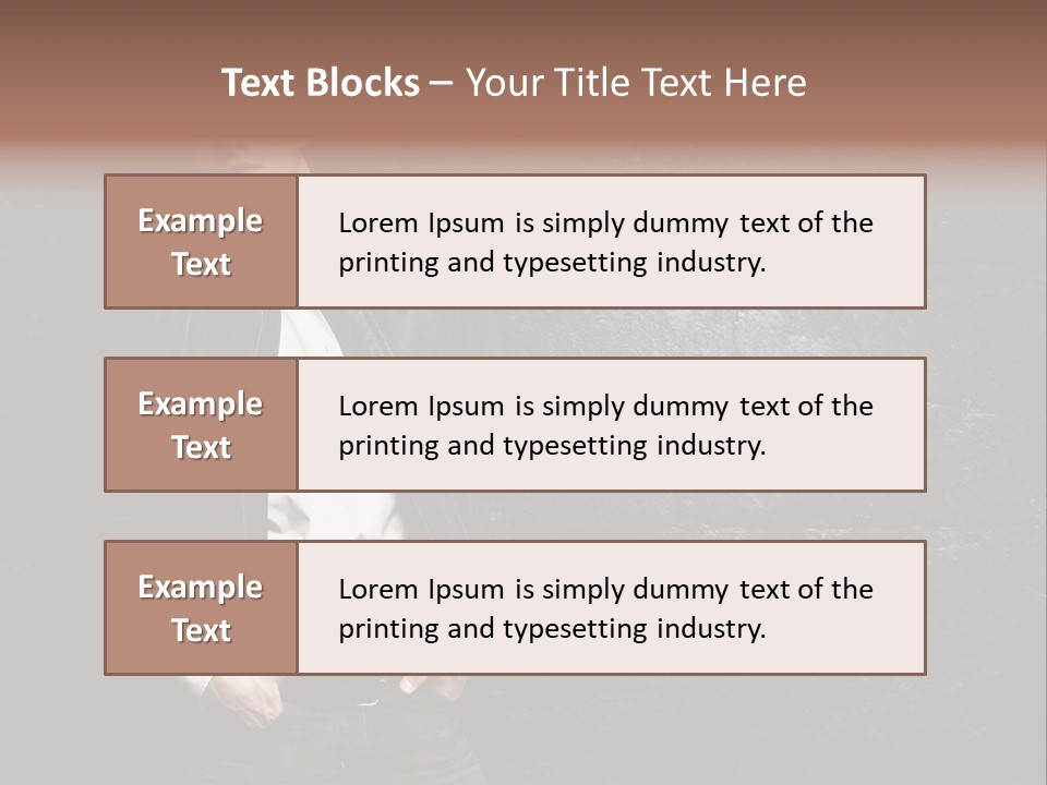 Leather Jackets India PowerPoint Template