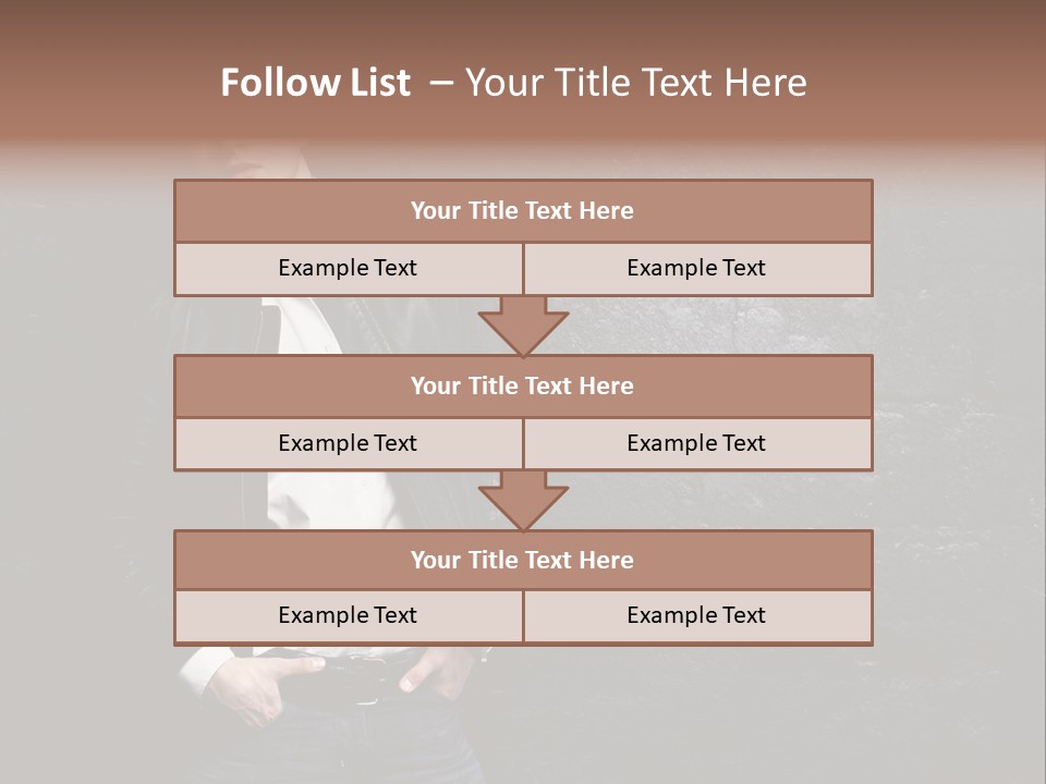 Leather Jackets India PowerPoint Template