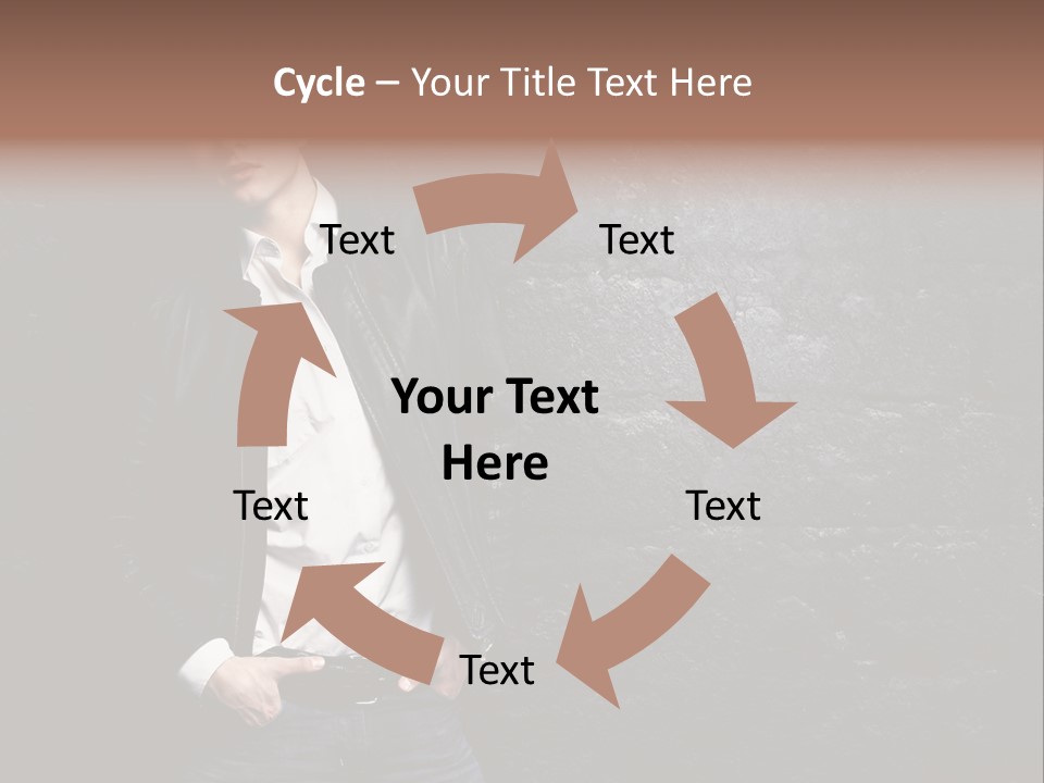 Leather Jackets India PowerPoint Template