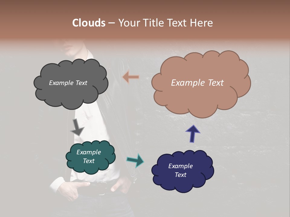 Leather Jackets India PowerPoint Template