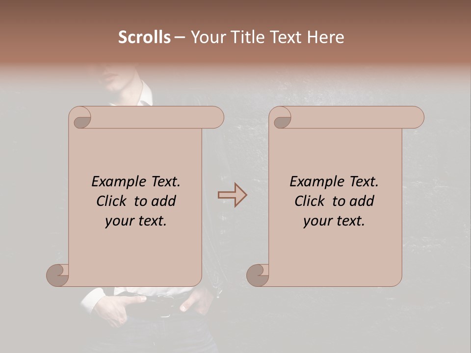 Leather Jackets India PowerPoint Template