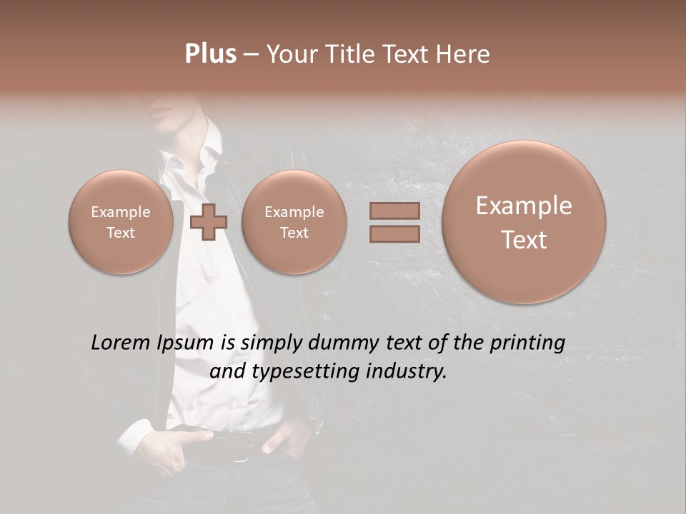 Leather Jackets India PowerPoint Template