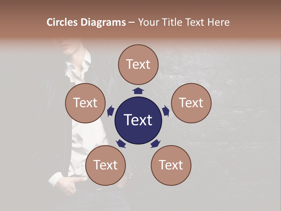 Leather Jackets India PowerPoint Template