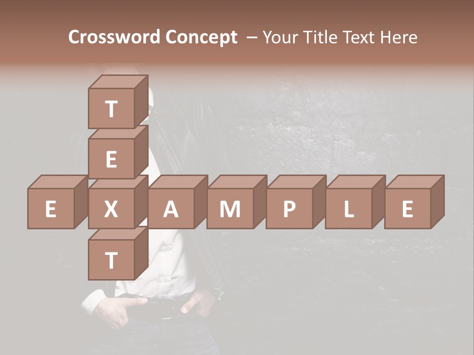 Leather Jackets India PowerPoint Template