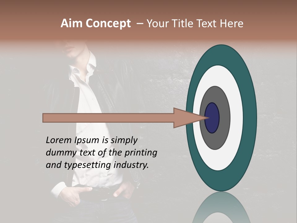 Leather Jackets India PowerPoint Template