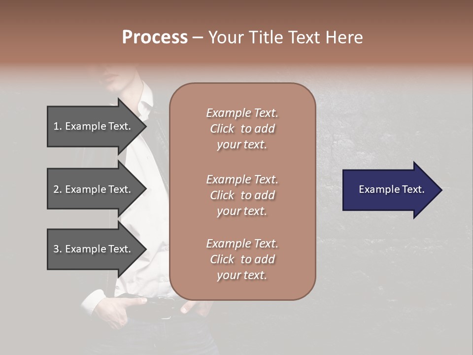 Leather Jackets India PowerPoint Template