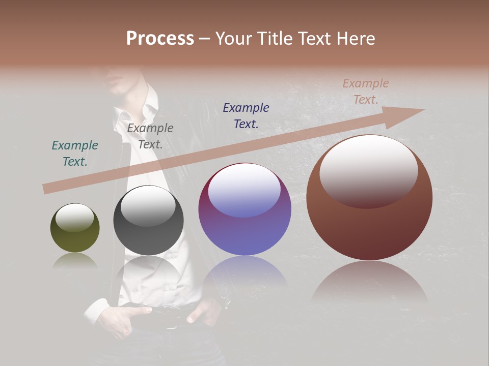 Leather Jackets India PowerPoint Template