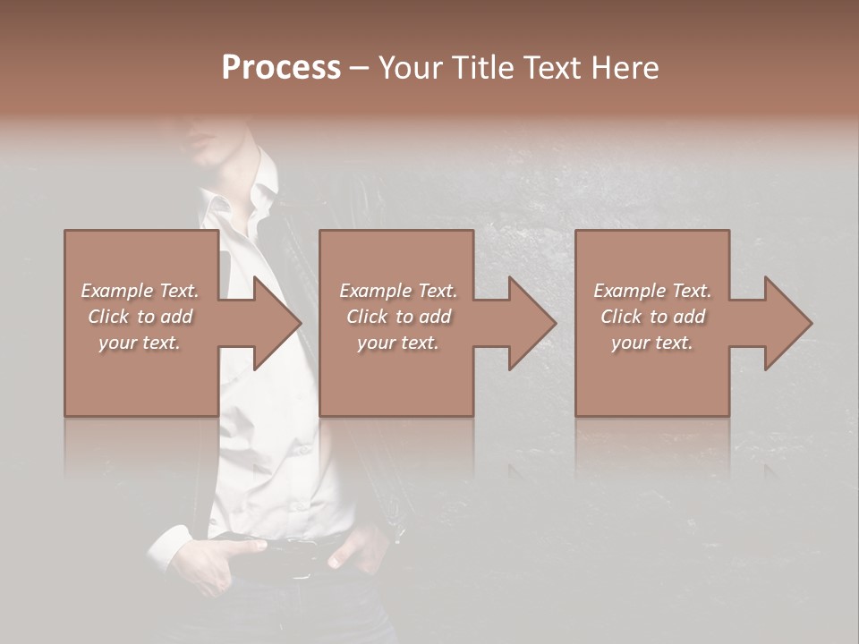 Leather Jackets India PowerPoint Template