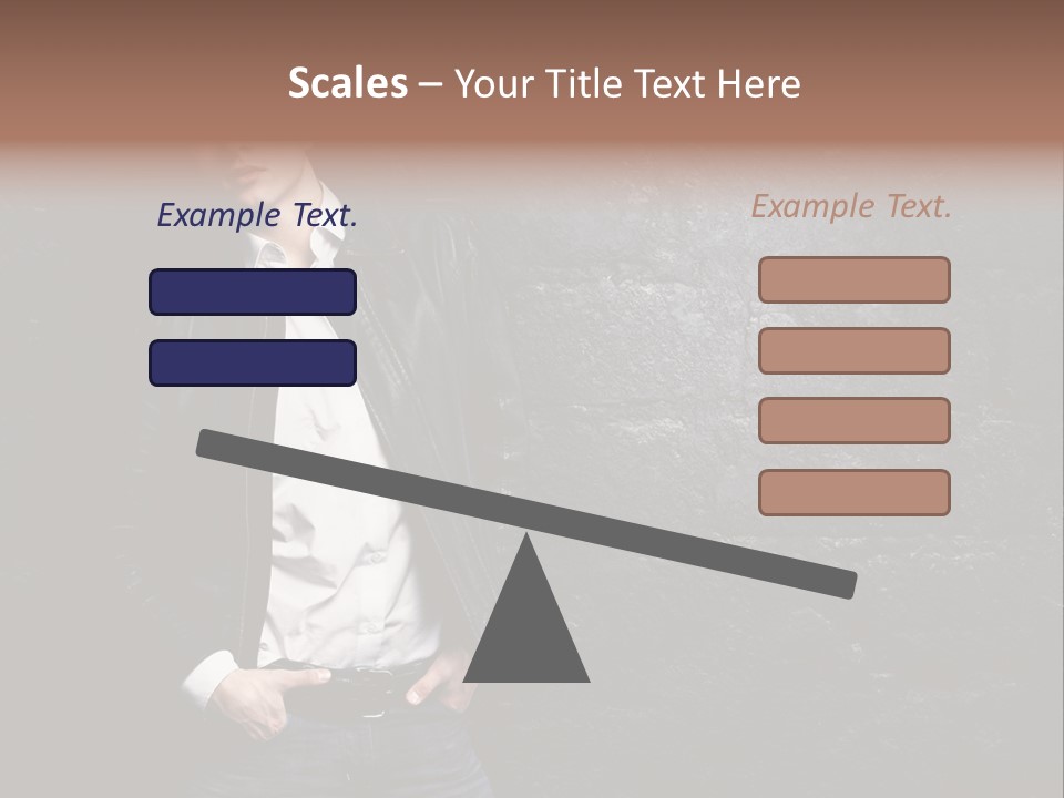 Leather Jackets India PowerPoint Template