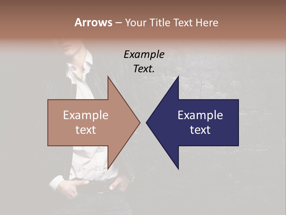 Leather Jackets India PowerPoint Template