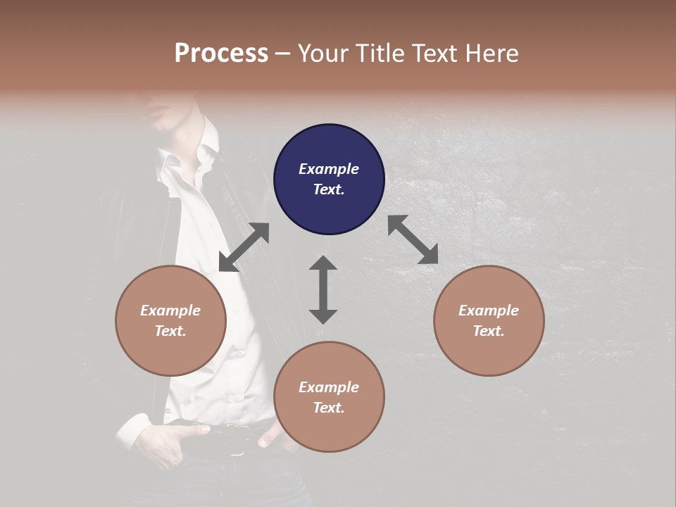 Leather Jackets India PowerPoint Template