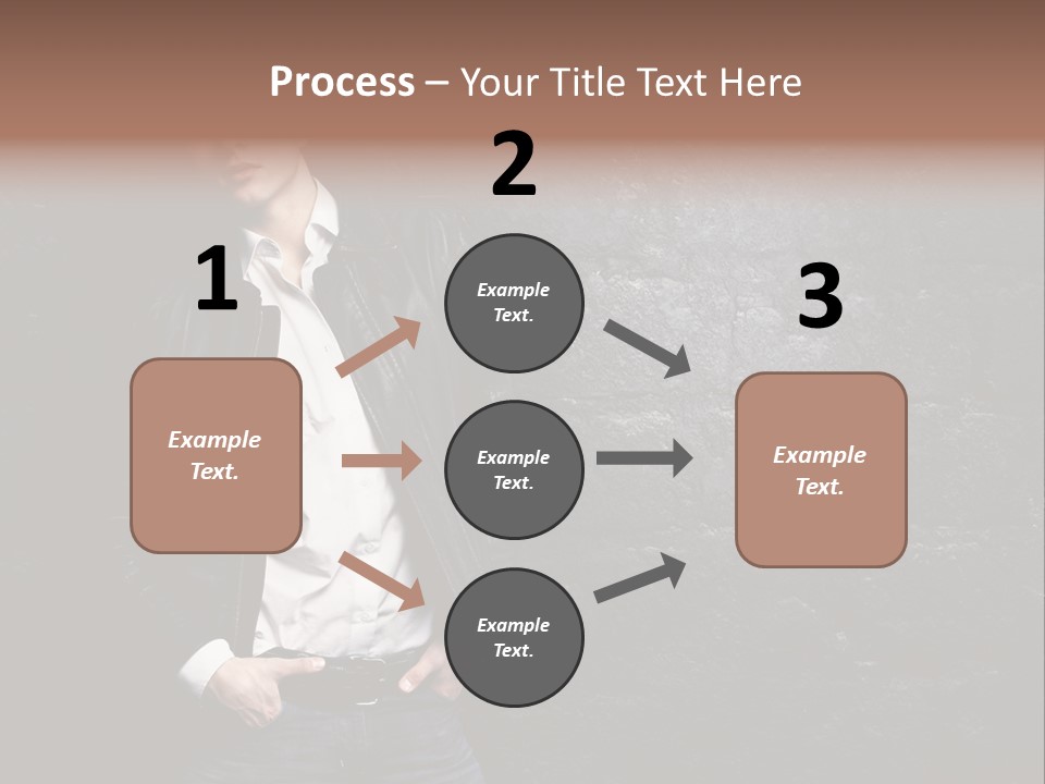 Leather Jackets India PowerPoint Template