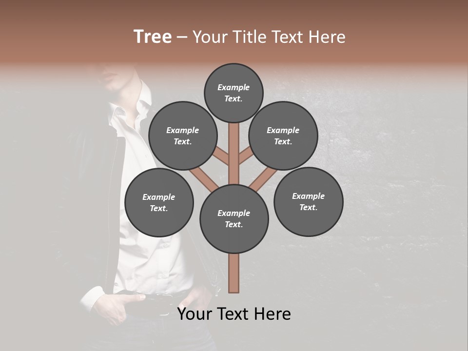 Leather Jackets India PowerPoint Template