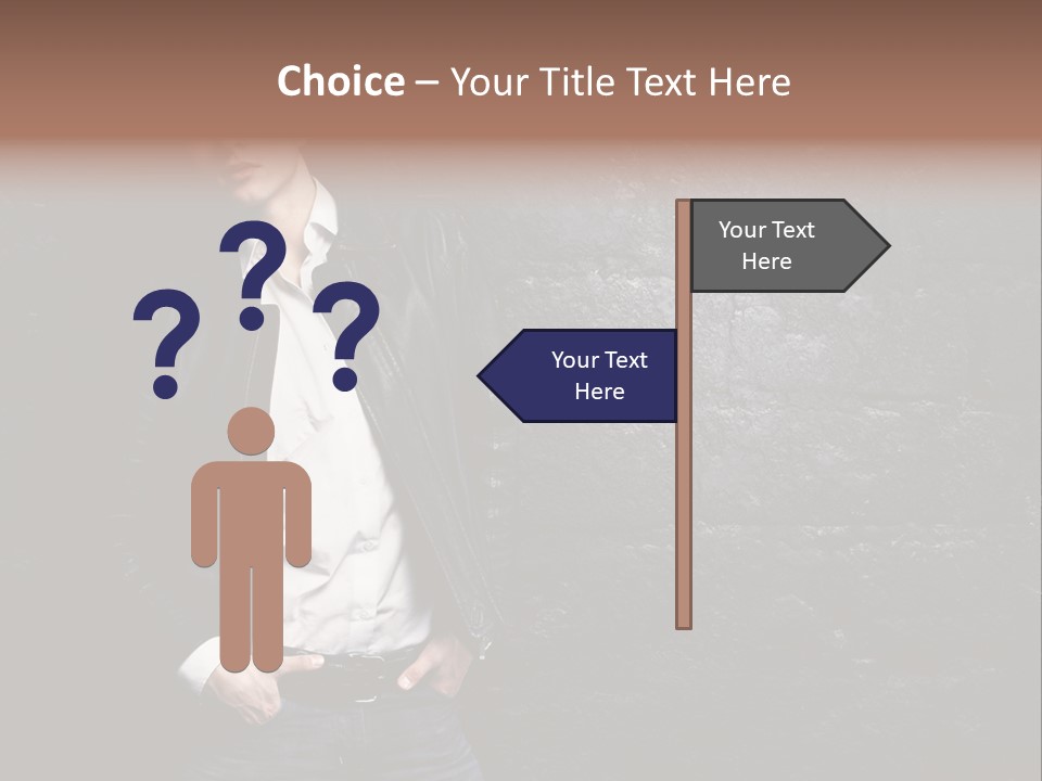 Leather Jackets India PowerPoint Template