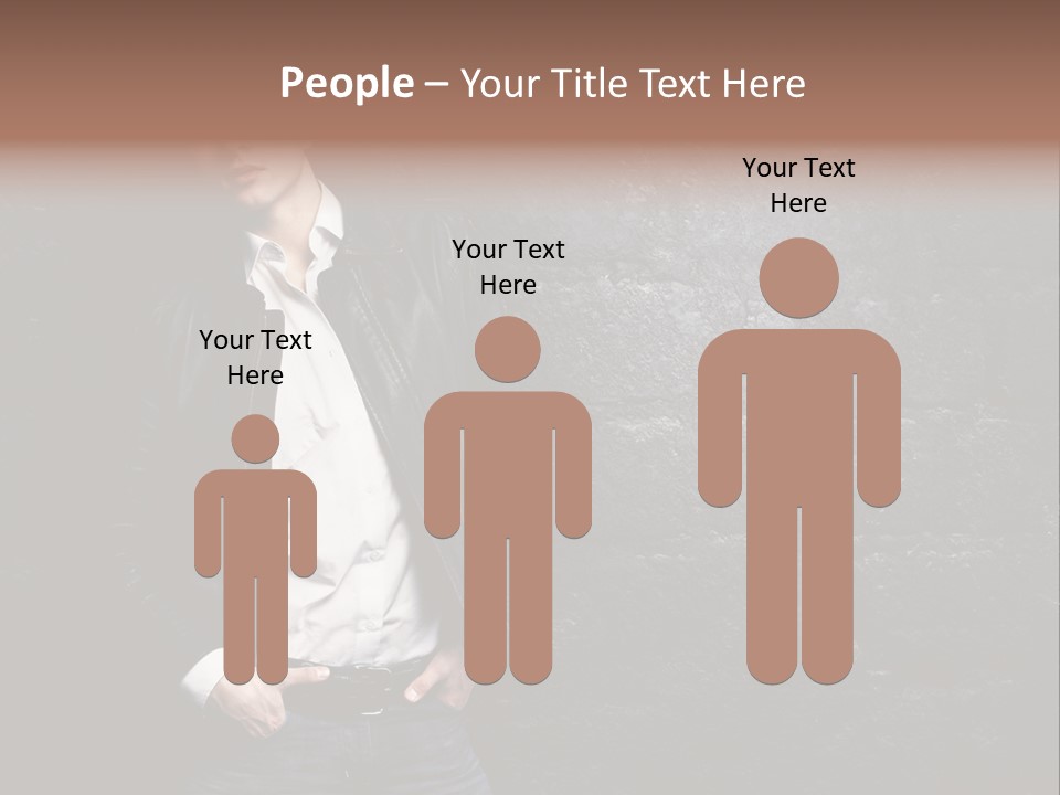 Leather Jackets India PowerPoint Template