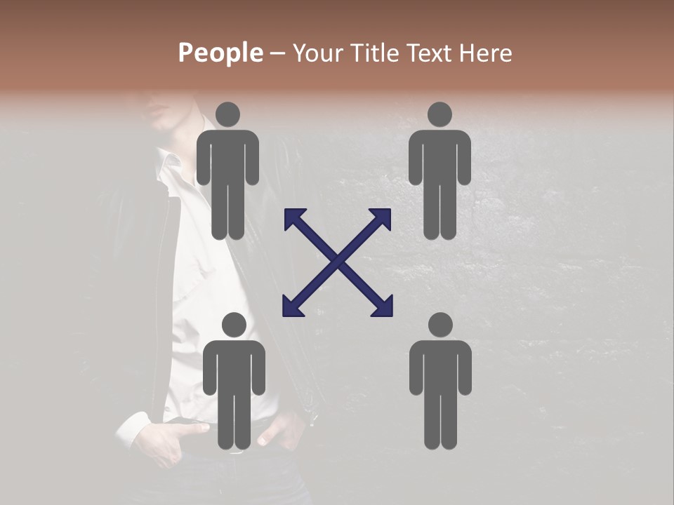 Leather Jackets India PowerPoint Template