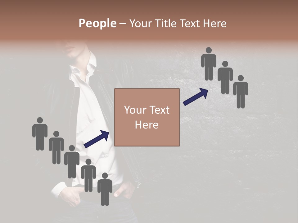 Leather Jackets India PowerPoint Template