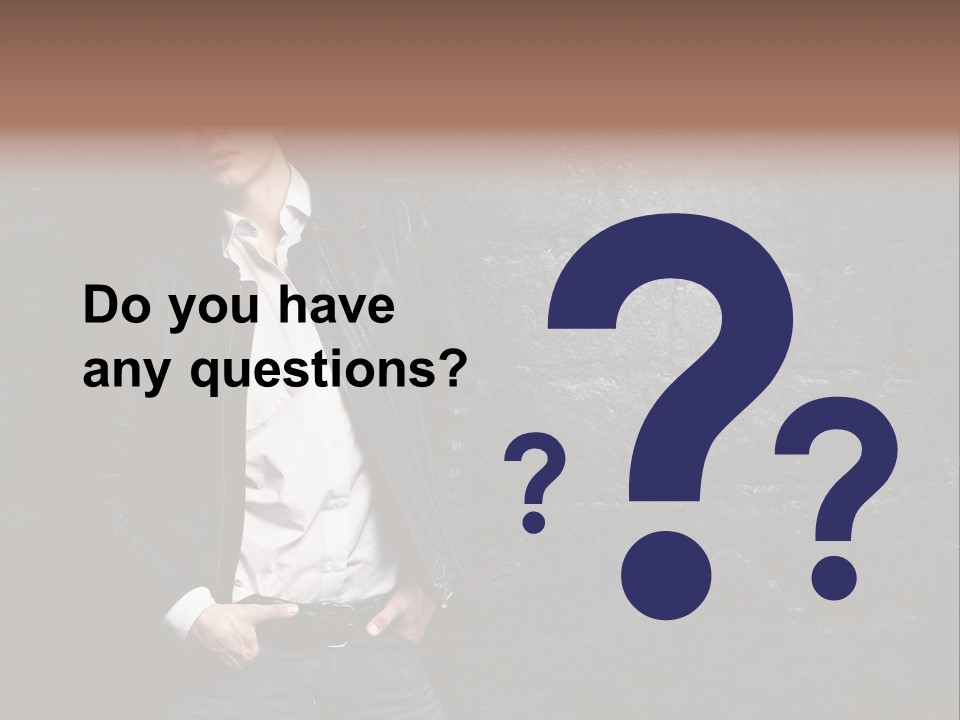 Leather Jackets India PowerPoint Template