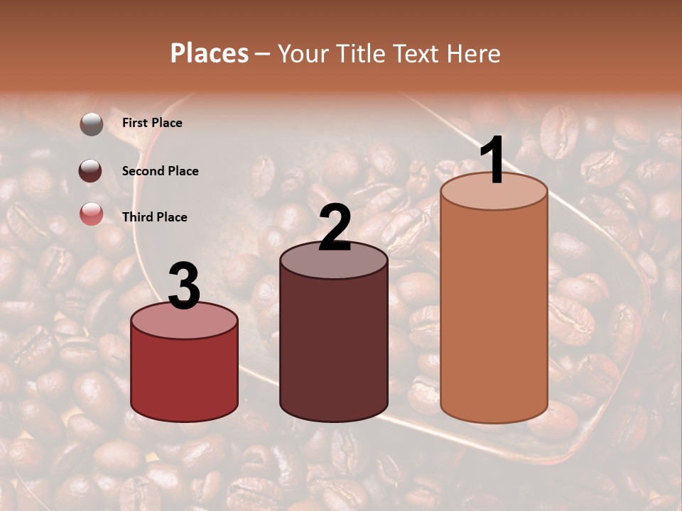 Coffee Beans Scoop PowerPoint Template