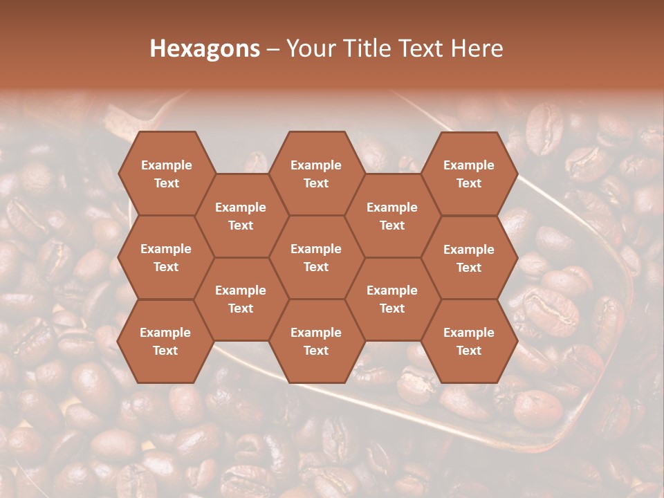 Coffee Beans Scoop PowerPoint Template