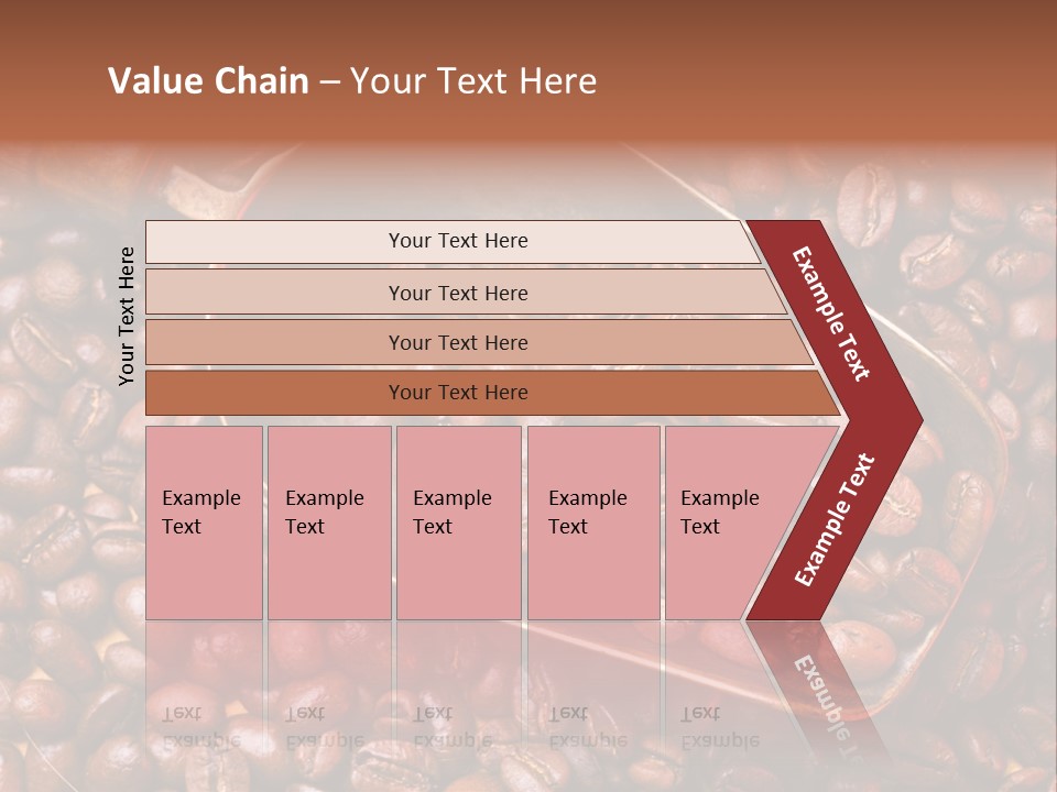 Coffee Beans Scoop PowerPoint Template